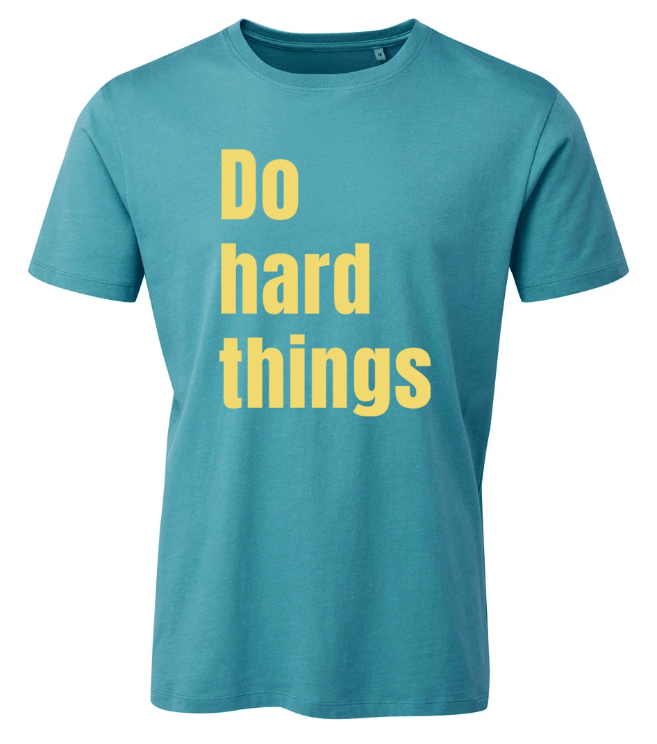 SabsRunMiles Cotton Tee - Do Hard Things