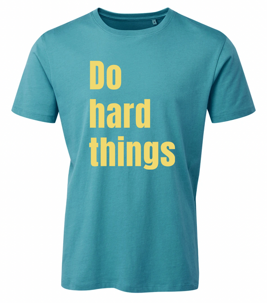 SabsRunMiles Cotton Tee - Do Hard Things