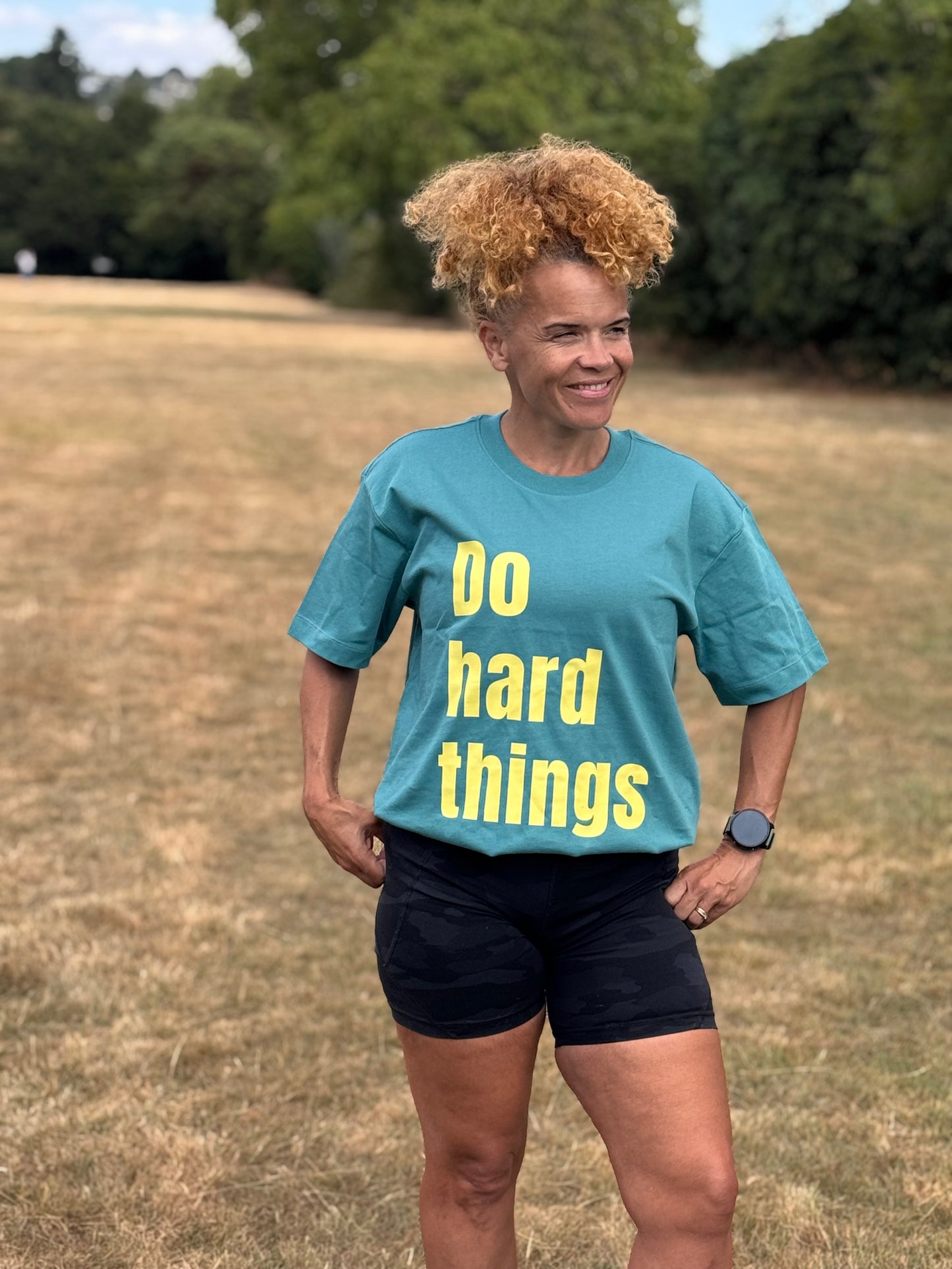 SabsRunMiles Cotton Tee - Do Hard Things