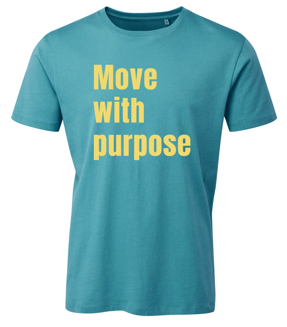 SabsRunMiles Cotton Tee - Move With Purpose