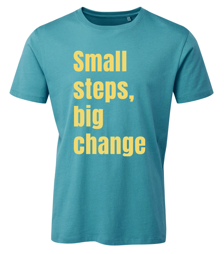 SabsRunMiles Cotton Tee - Small Steps Big Change